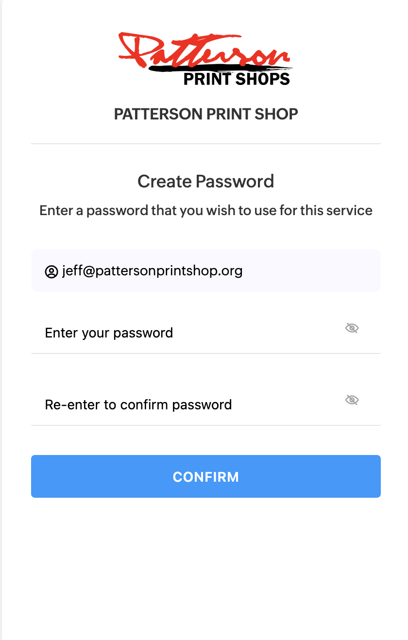 Customer Portal Invitation Email